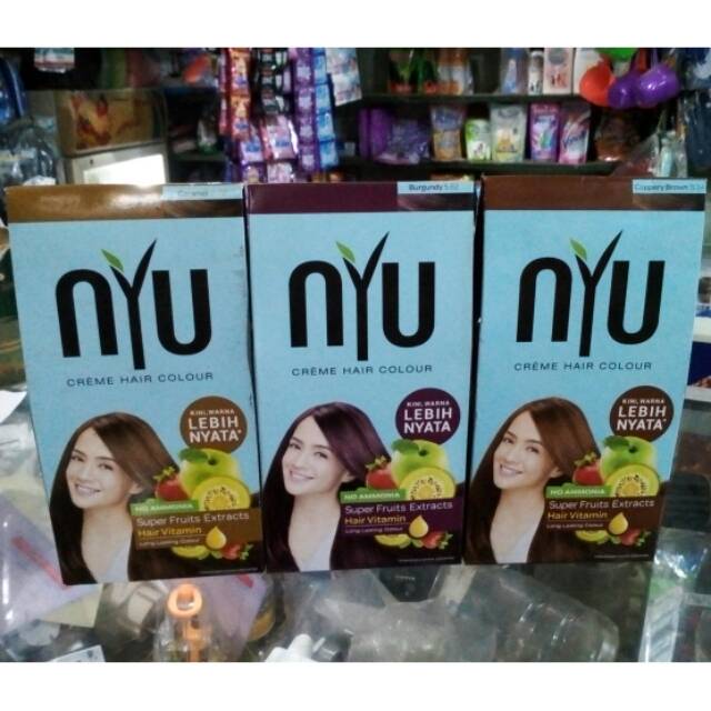 Jual Nyu Pewarna Rambut Creme Hair Colour Shopee Indonesia