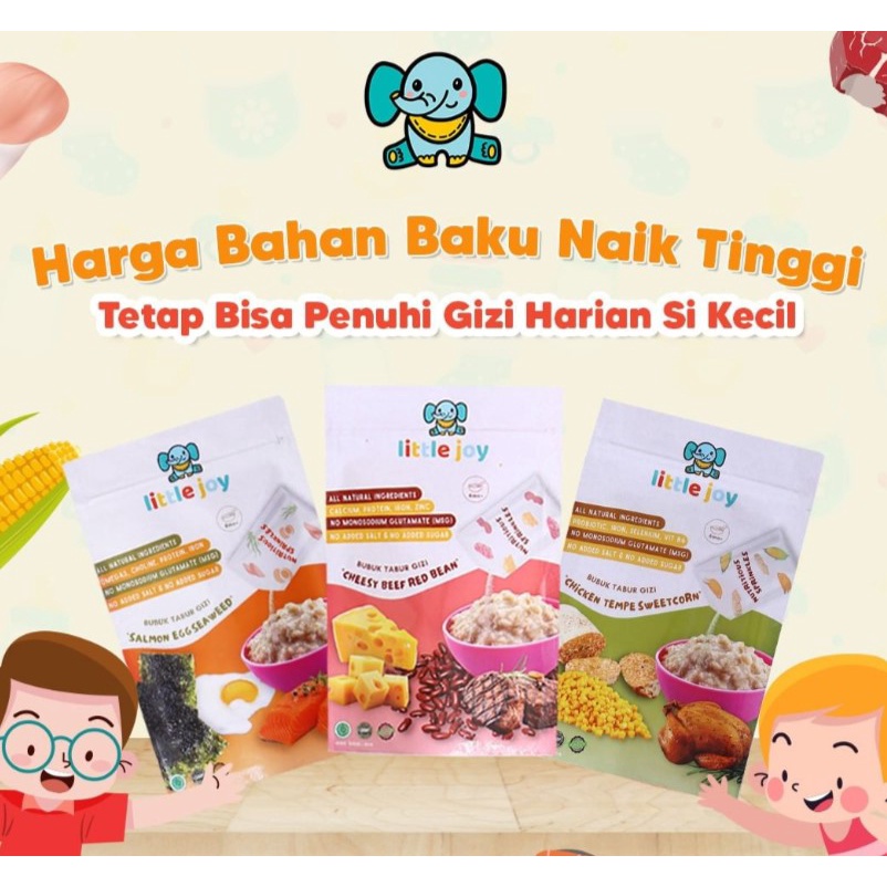 Rekomendasi dokter anak MPASI Bayi little joy BB Booster Bubuk Tabur Gizi - littlejoy Tambahan gizi bubur bayi