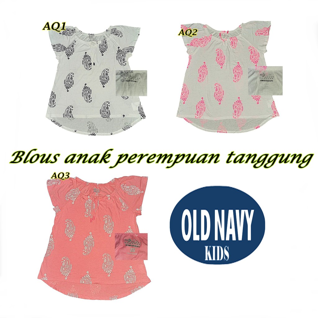 Blous Anak Remaja Tanggung OLD NAVY Branded Original murah
