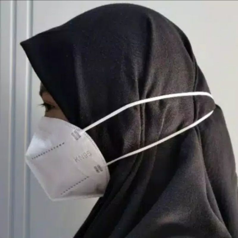 10 pcs MASKER KN95 Hijab MASKER KN95 Hijab JAMIN 5 PLY izin BNPB CE FDA