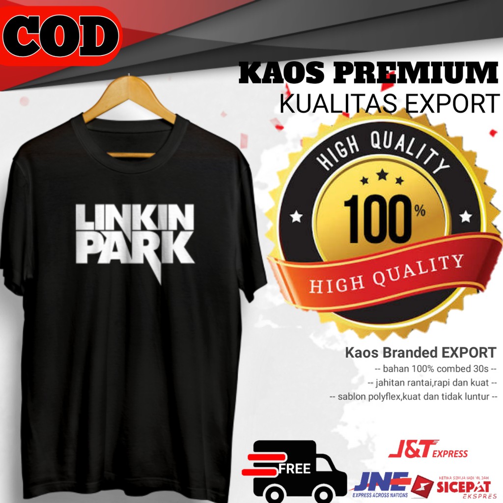 Kaos Tshirt Distro Clothing Pakaian Original Premium Linkin Park Fnt - MU515LPFN