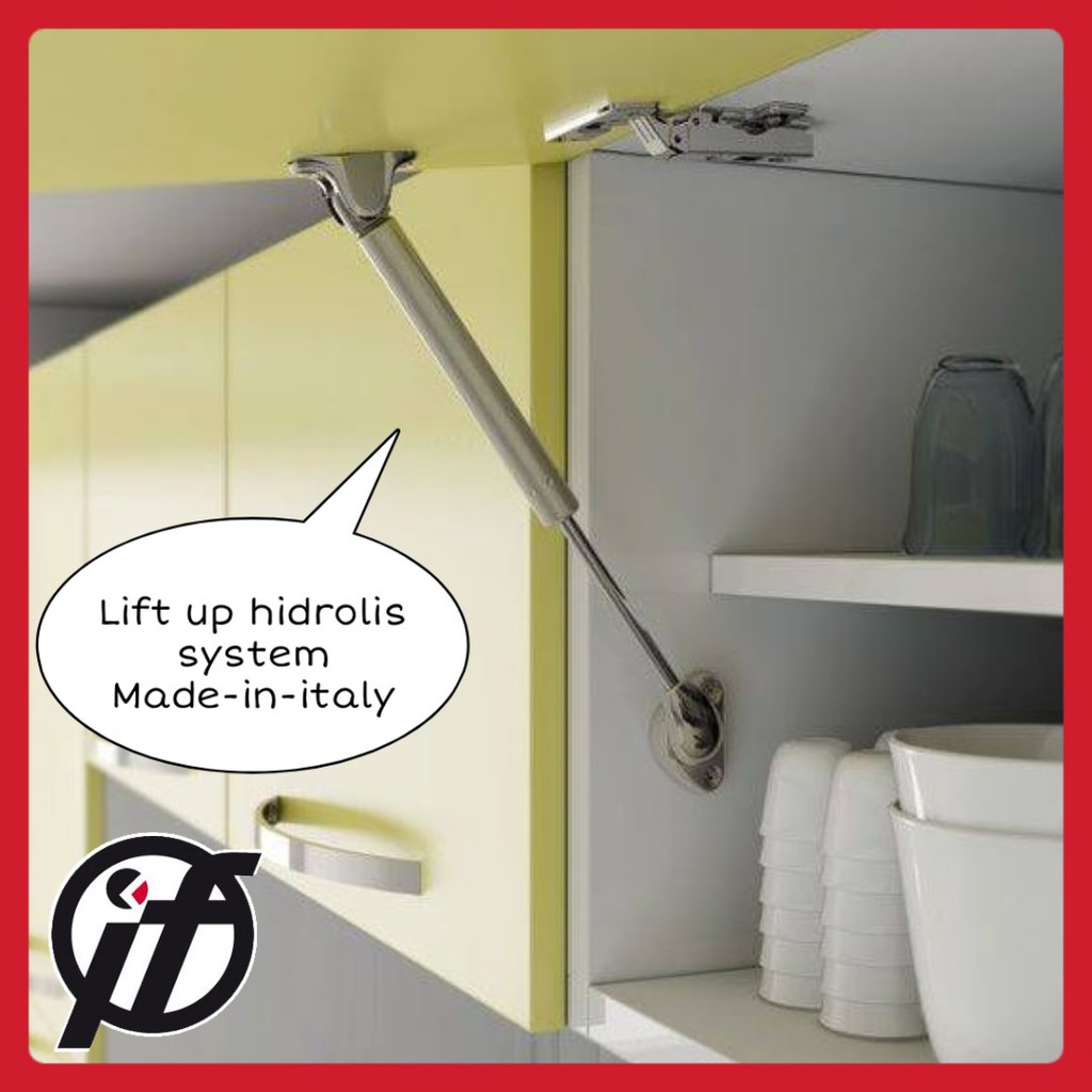 Jual Italiana Engsel Hidrolik Lift Up Lemari Furniture Kitchen Set