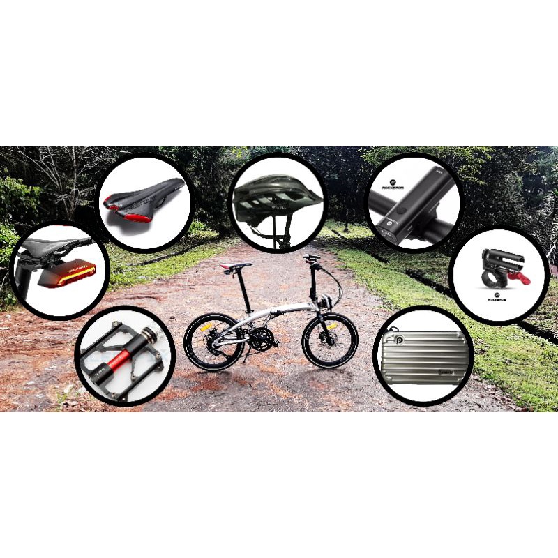 Sepeda Lipat Ecosmo Z9 Silver