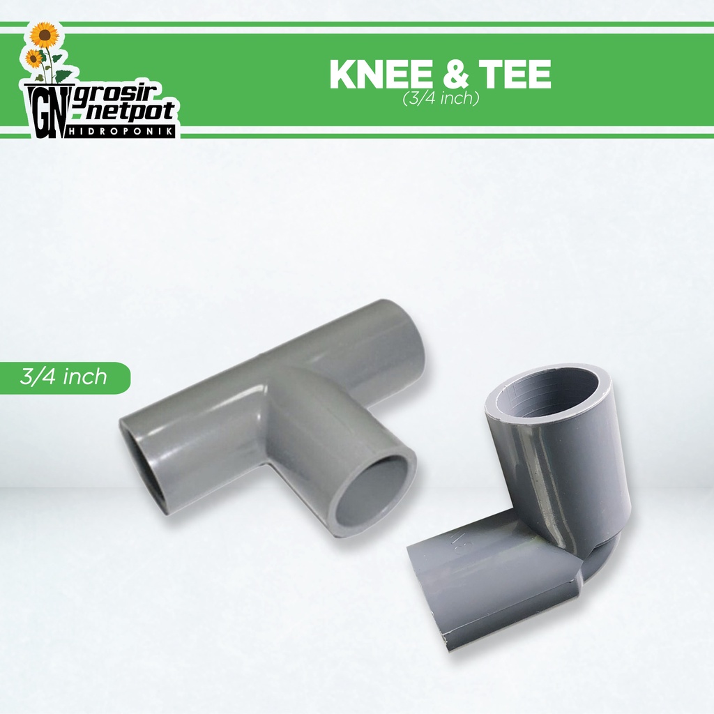 Knee 3/4" / Elbow / Tee / T  Pipa Paralon 3/4 inch