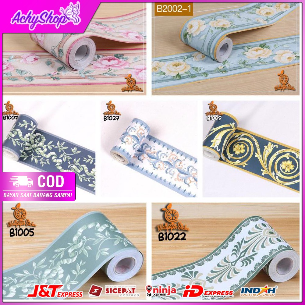 WALLBORDER LIST / BORDER LIST PREMIUM / WALLPAPER BORDER LIST / LIST DINDING 10 CM X 10 METER