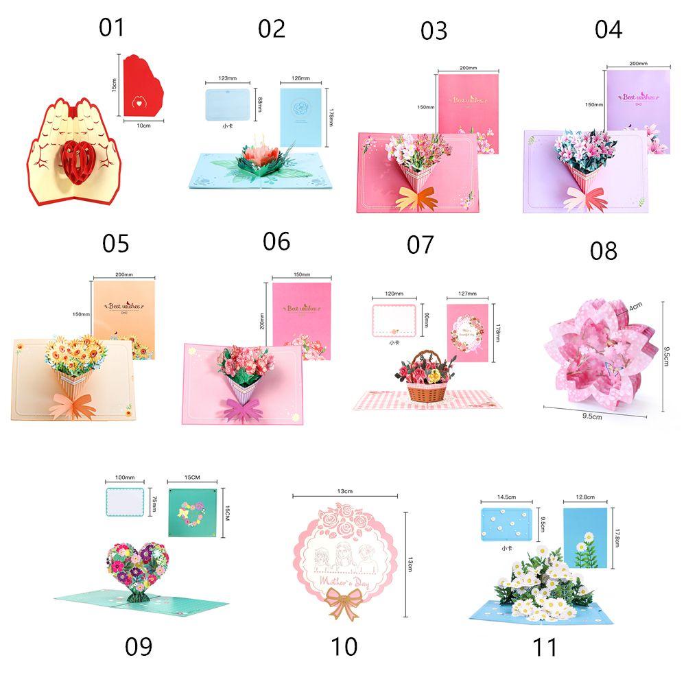 R-flower Mothers Day Card Bunga Istri Hadiah Ibu Kartu Berkah