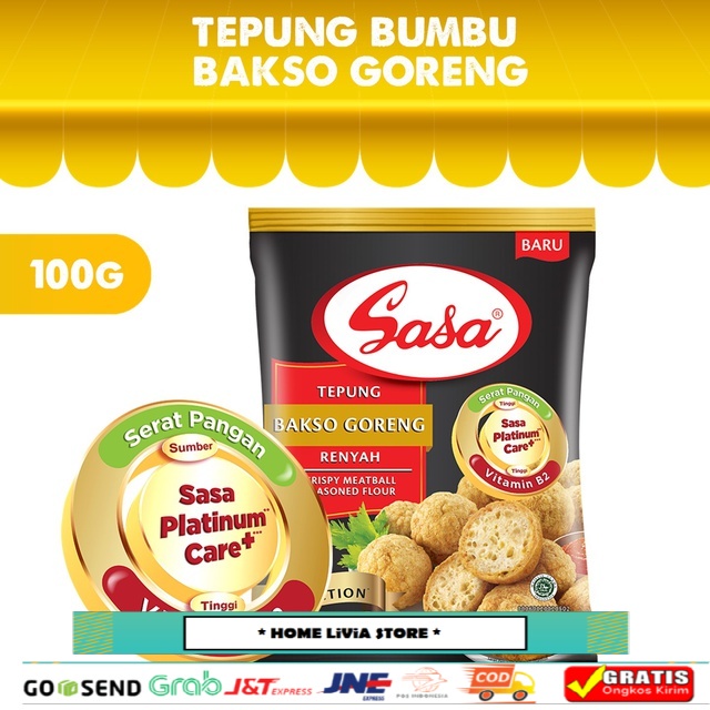 

Sasa Tepung Bumbu Bakso Goreng 100gr