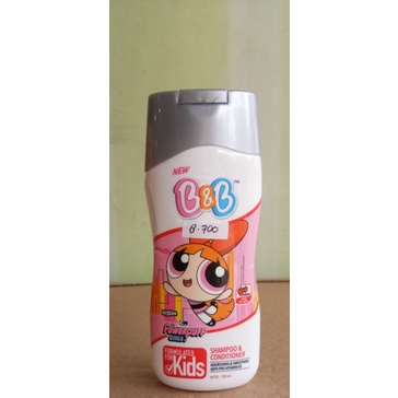 B&amp;B KIDS SHAMPOO&amp;CONDITIONER BABBLES ORANGE, BLOSSOM STRAWBERRY ,BUTTERCUP KIWI MELON 100GR