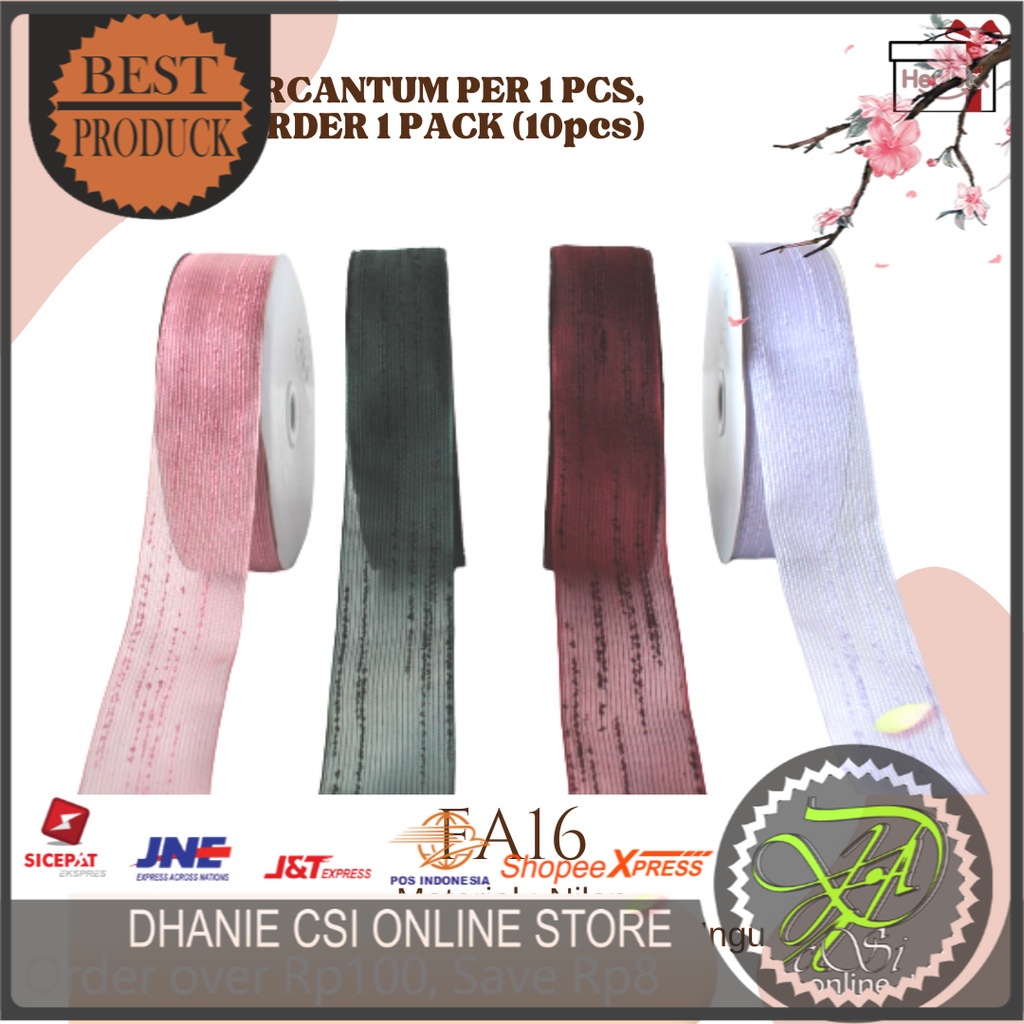 

Pita balon, Pita Pesta, Pita Bunga, 4 x 4500 cm 1 Roll I FA16
