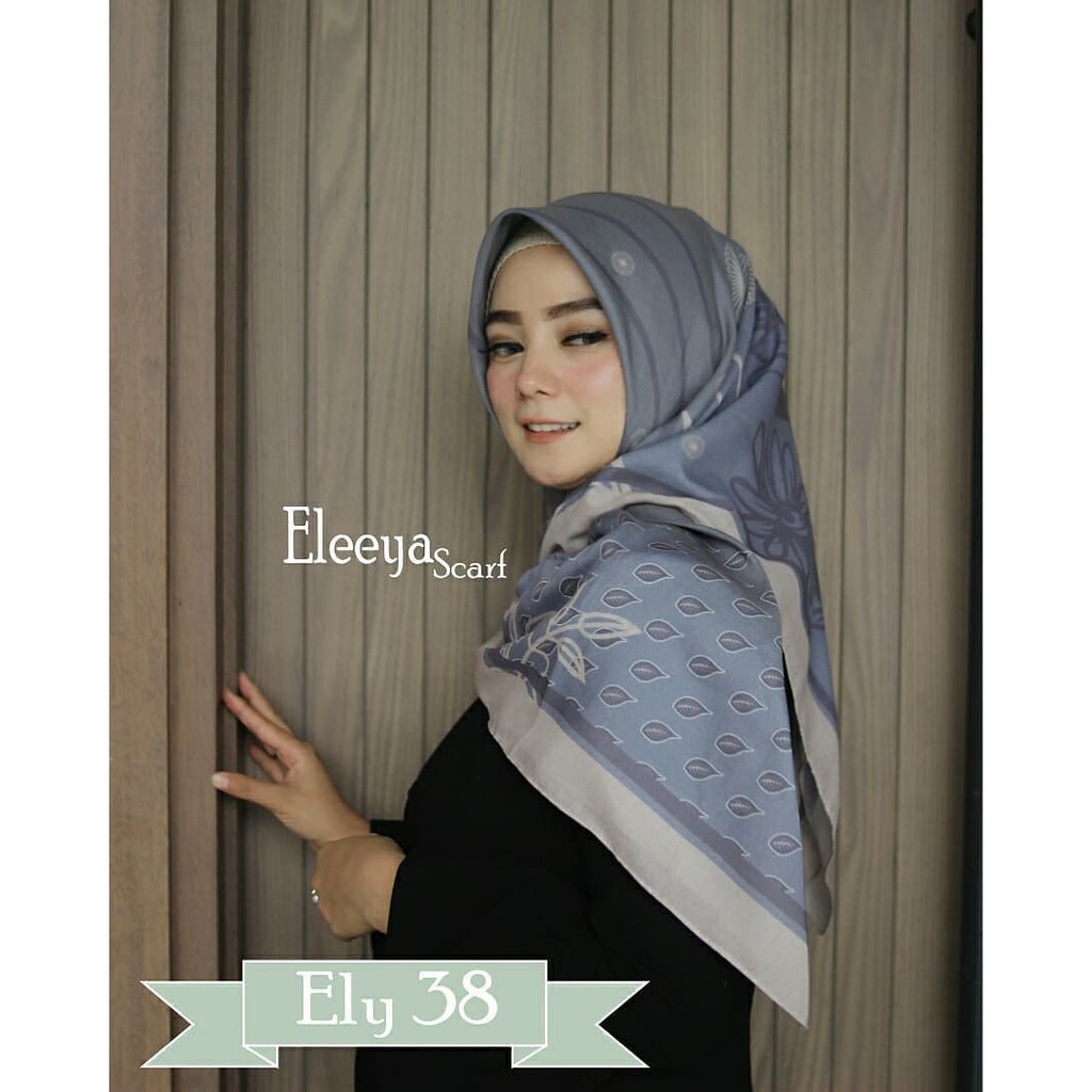 HIJAB SEGIEMPAT MOTIF PRINTING II Eleeya Scarf ELY 38