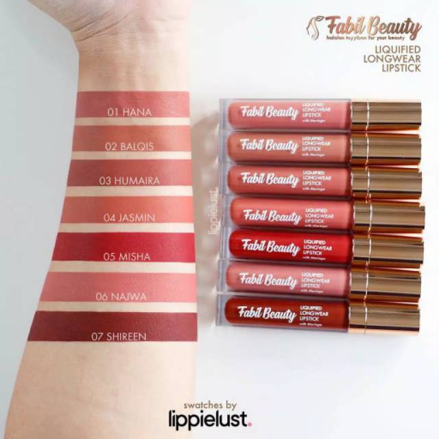 BISA COD | FABIL LIP CREAM FABIL BEAUTY LIPSTIK FABIL LIPCREAM HALAL BPOM ORIGINAL FABIL