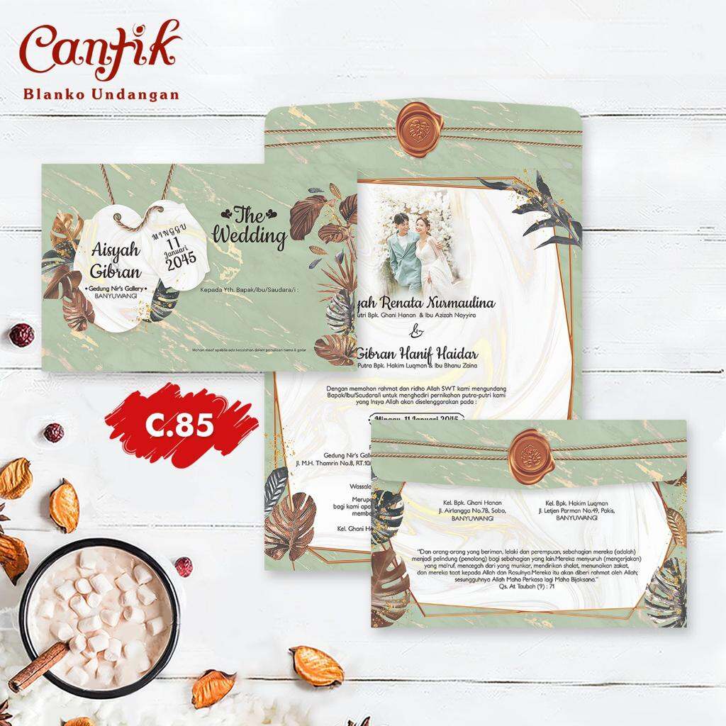 Undangan Pernikahan Murah, Rustik, Mewah #Katalog Cantik