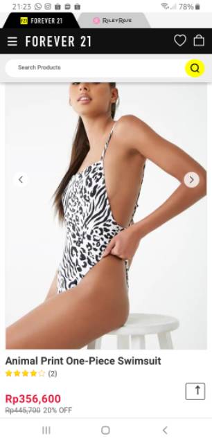 animal swimwear