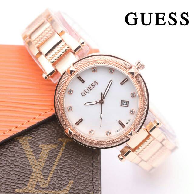 GROSIRAN JAM TANGAN GUESS NEW 3102MJ - JAM TANGAN WANITA INCLUDE BOX
