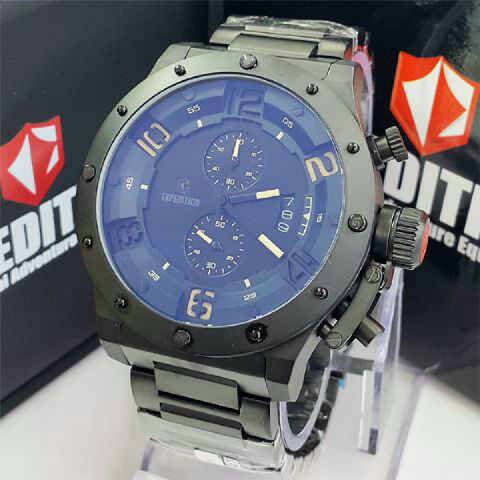 JAM TANGAN EXPEDITION ORIGINAL 6381 PRIA/CWO MURAH (FULL BALCK)