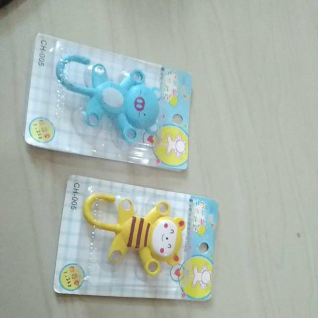 Triogallery Tg1241 - Gantungan Tempel Kaca Dengan Motif Kartun Binatang