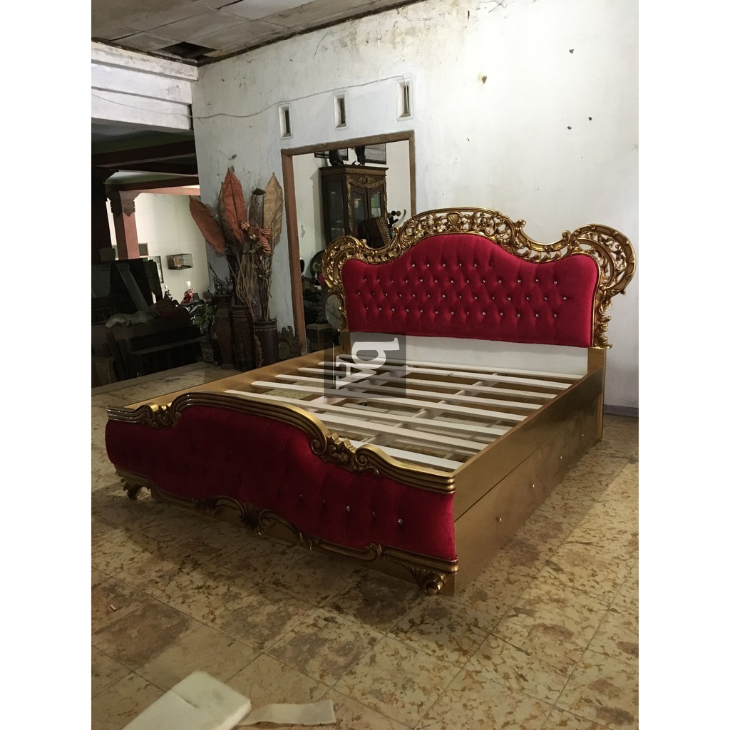 TEMPAT TIDUR / DIPAN MEWAH UKIR, TEMPAT TIDUR MURAH, TEMPAT TIDUR LACI, TEMPAT TIDUR SORONG PROMO A4