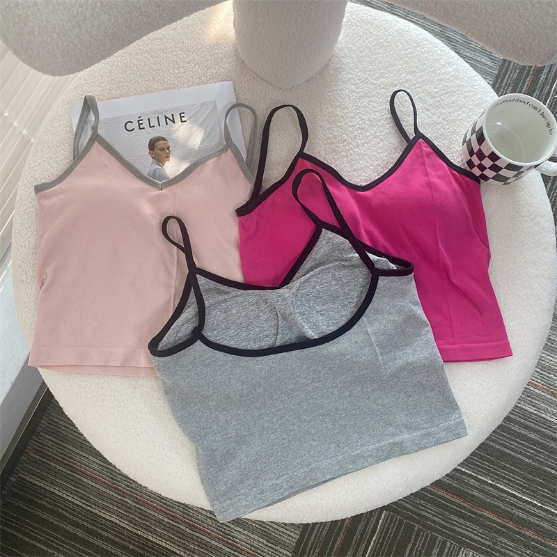 Tanktop Bra Fashion Gyn Bra Olahraga Wanita Tanpa Kawat Import 1115