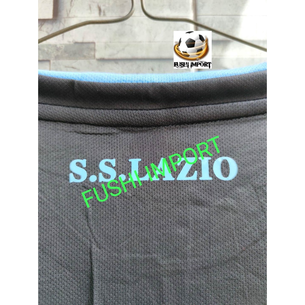 Jersey Baju Bola SS Lazio Macron Away Full Patch 2022 2023 Grade Ori