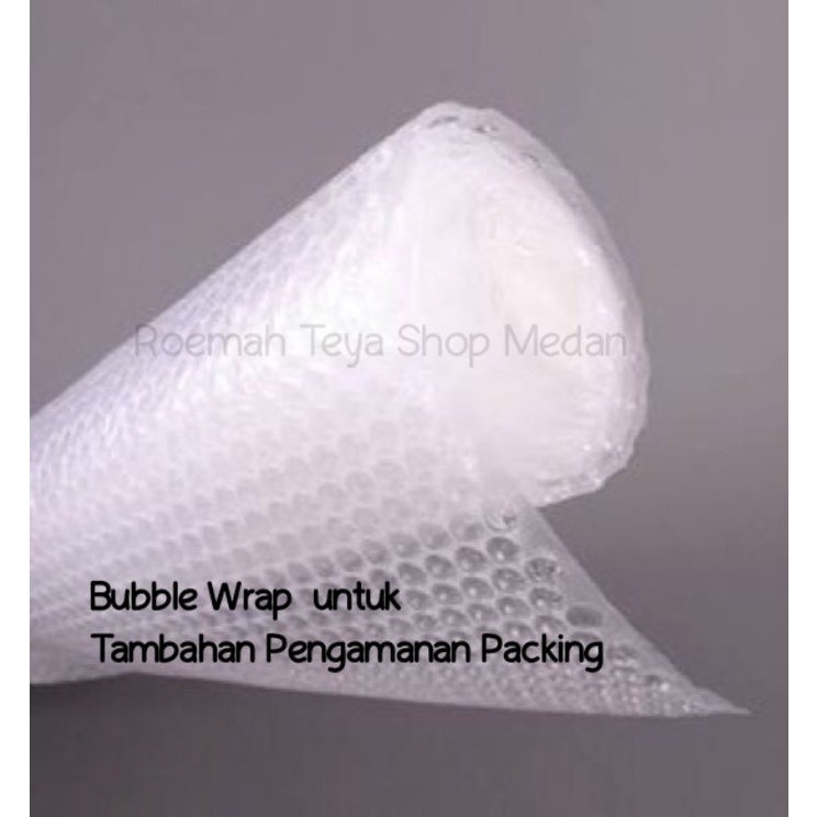

Bubble Wrap tambahan pengaman Packing