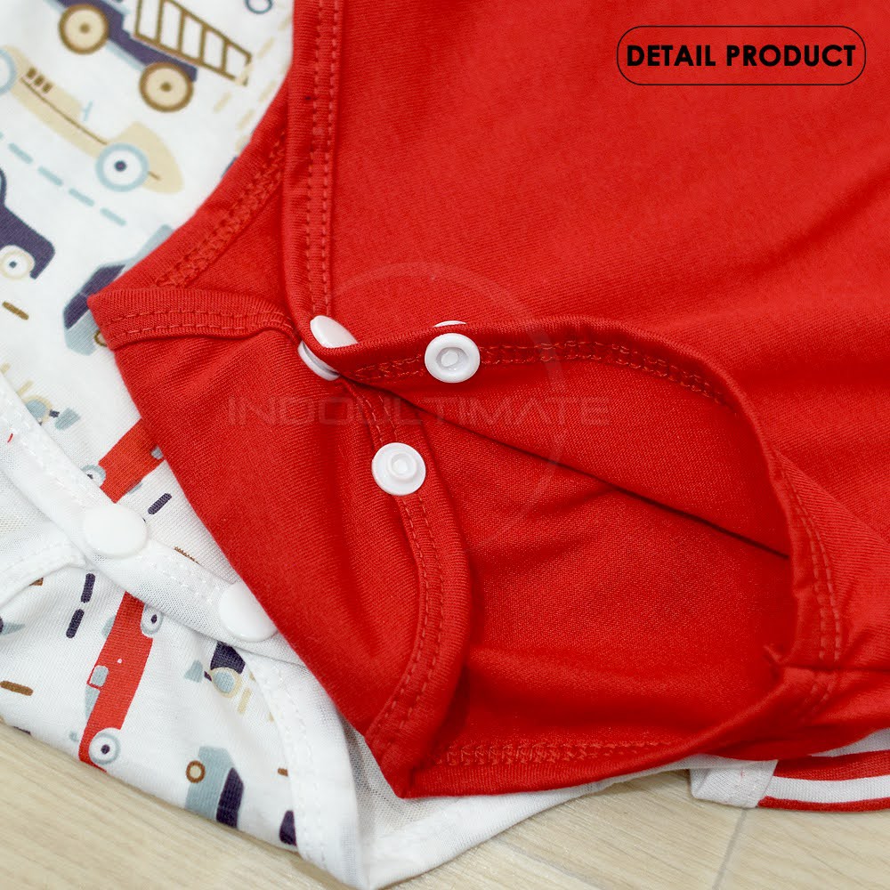 3in1 Jumper Bayi lengan panjang BABY LEON 0-12bln Jumsuit Bayi Cotton SERI-SK01 Sleepsuit Baju Bayi