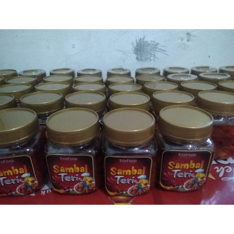 

sambal teri 100% cabai asli