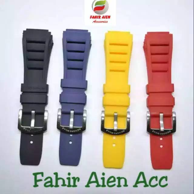 TALI JAM RICHARD MILLE RM011 RM11 RM036 RM36 RUBBER STRAP TALIJAM TANGAN