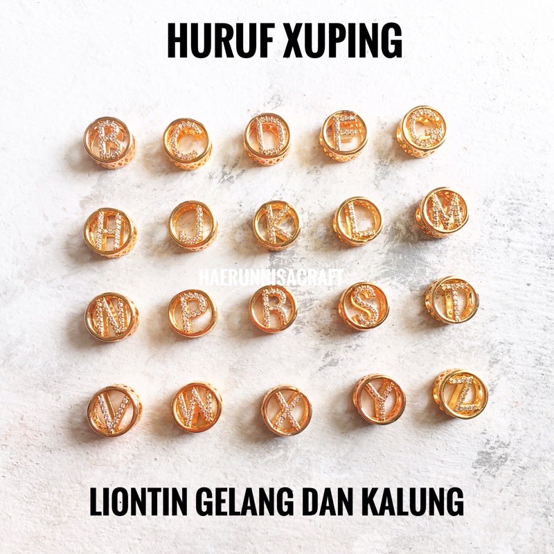 Huruf xuping bulat gelang (HURUF KONSONAN)