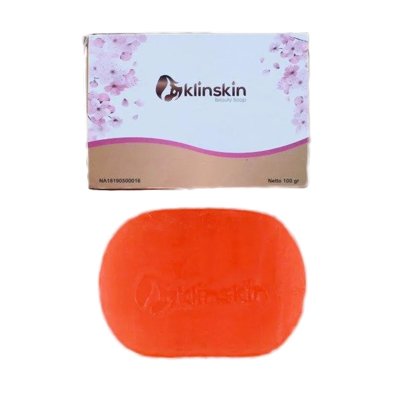 Sabun Mandi Beauty Soap Pemutih Pencerah Kulit Wajah Muka Badan Klinskin Pria Wanita BPOM Original