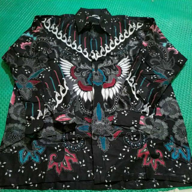 Bswart Batik Hrb026 Kenongo Hem Pendek Padi Pekalongan M L Xl Batik Pria Murah Modern Grosir