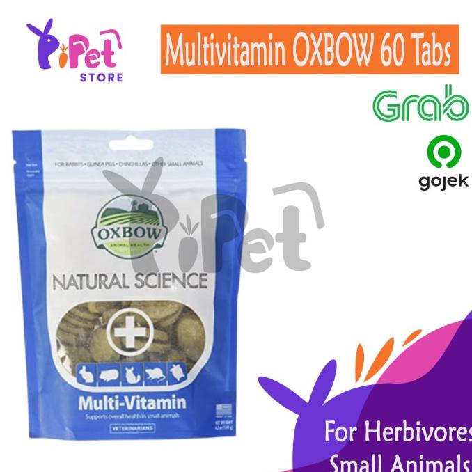 Multivitamin Oxbow Vitamin Kesehatan Kelinci Guniea Pig Small Animal Ori Baru