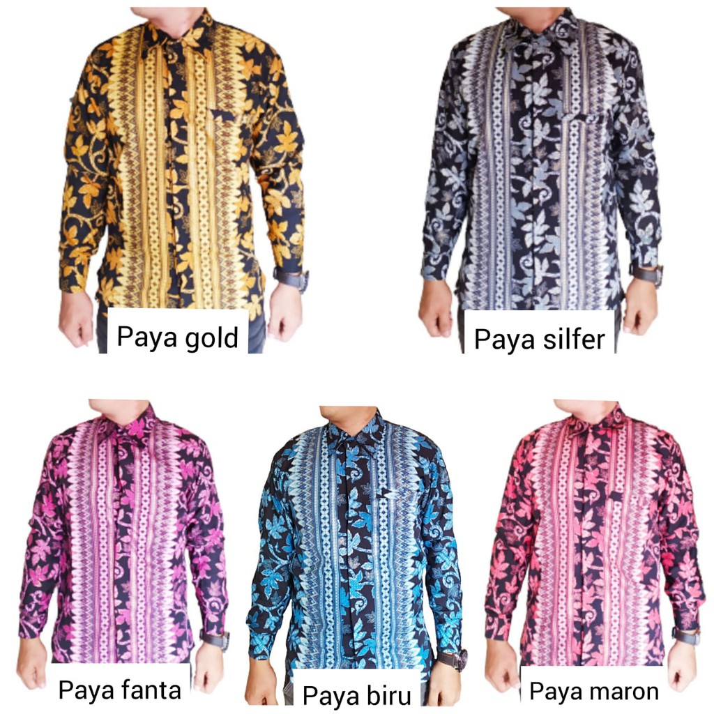 TERMURAH KEMEJA BATIK PRIA LENGAN PANJNAG/kemeja batik kebaya/kemeja kondangan/kemeja kekinian/batik