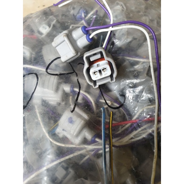 Soket socket konektor lampu motor dinamo washer wiper belakang pin kabel 2 original suzuki Nissan Er