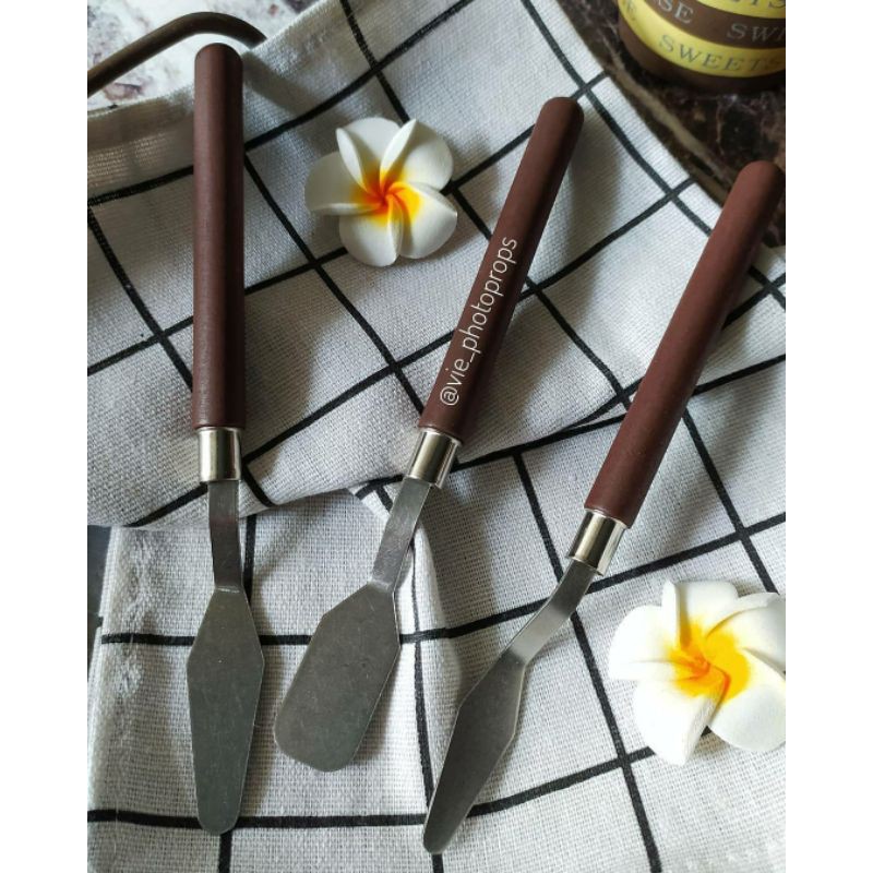 1 set (isi 3 pcs) SPATULA KECIL (bisa untuk kue,dll)