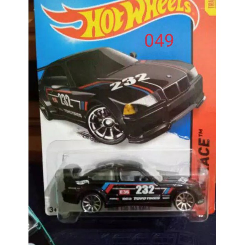 Hotwheels BMW E36 M3 race (hitam)