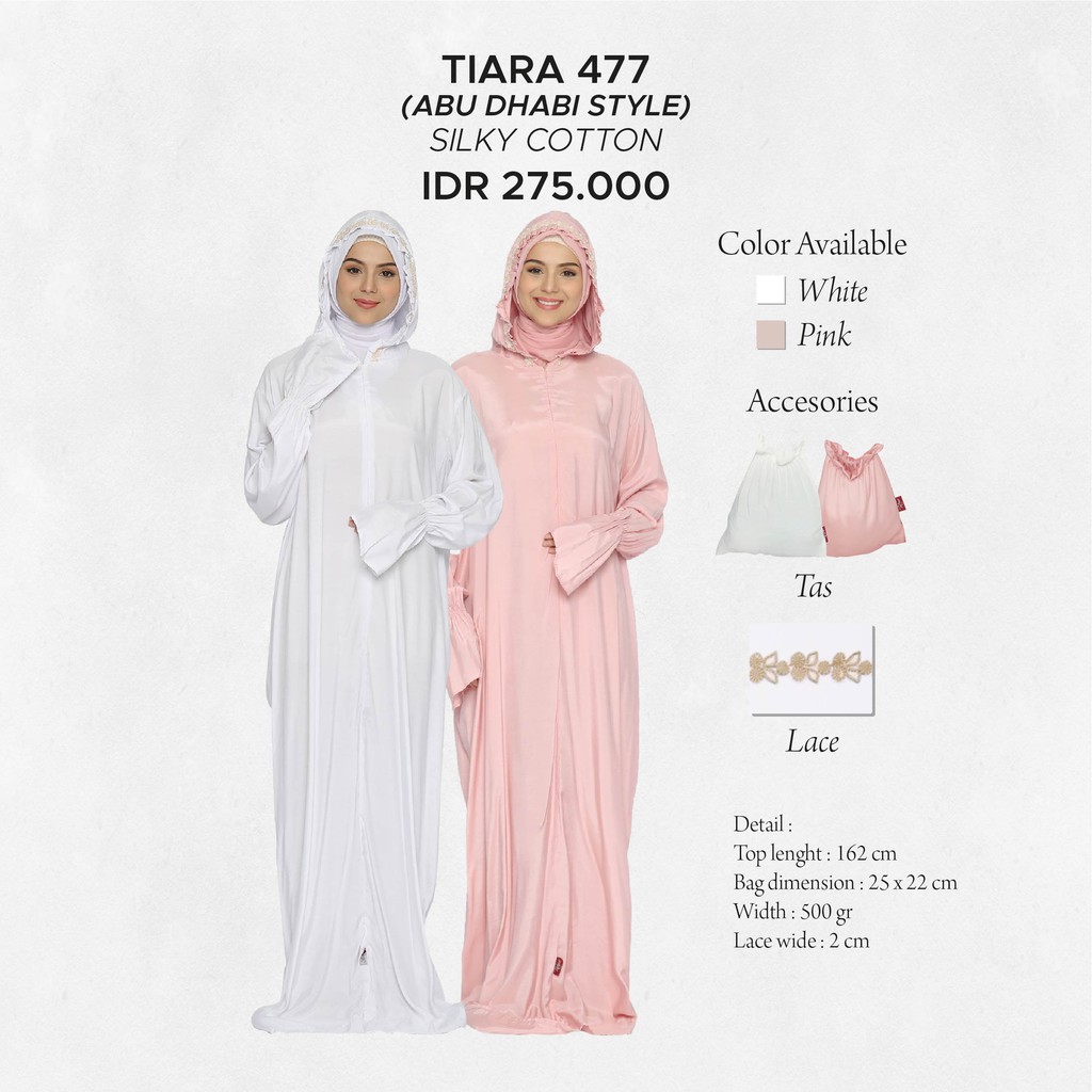 TATUIS TIARA 477 MUKENA TRAVEL SILKY COTTON