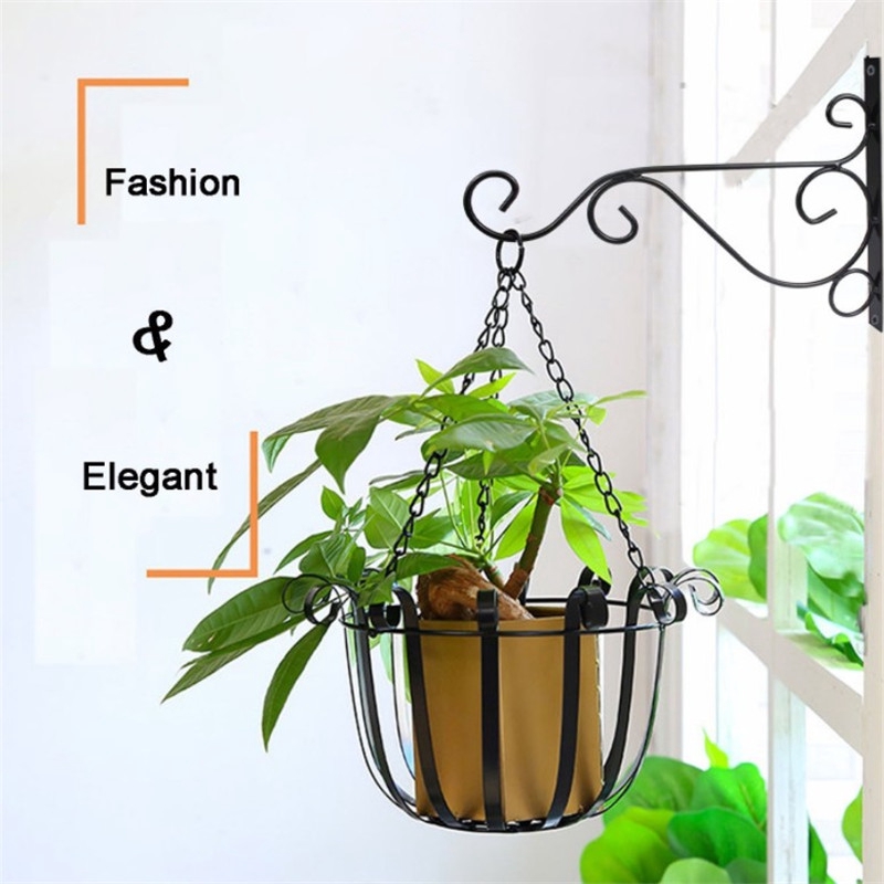 New Creative Flower Pot Hooks/Rak Gantung Pot Tanaman Tempel Dinding/Gantungan Lampion Festival/Lonceng Angin Taman Hiasan Gantung/Hook Holder Pot Bunga Taman