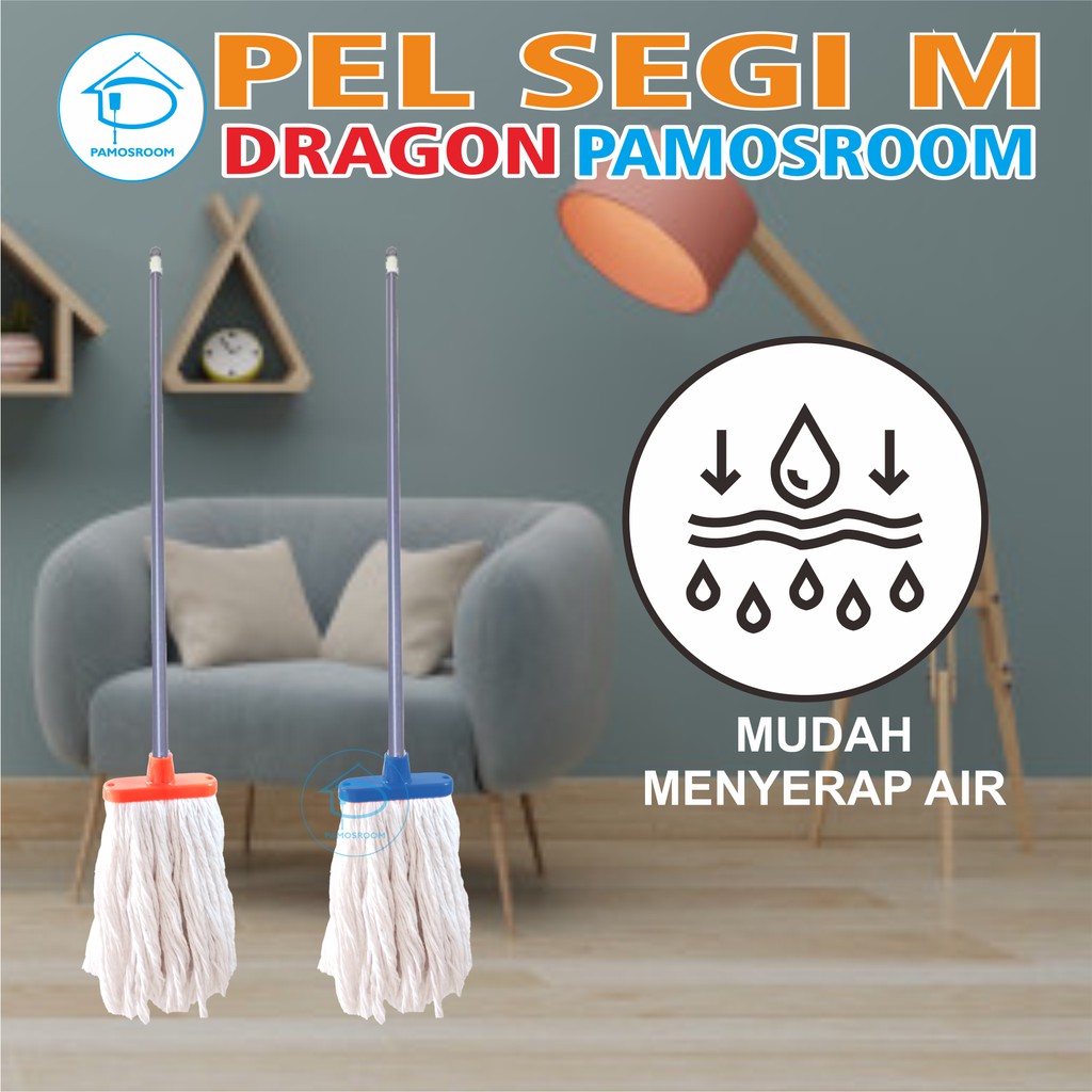 Jual Pamosroom Alat Pel Pelan Mop Pel P15 Sumbu Alat Ngepel Lantai ...