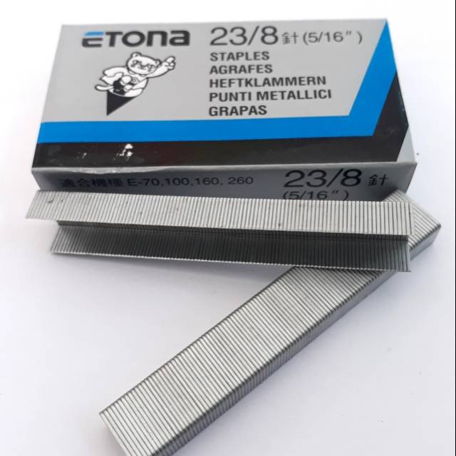 

Isi Staples 23/8 Etona 1 Pak