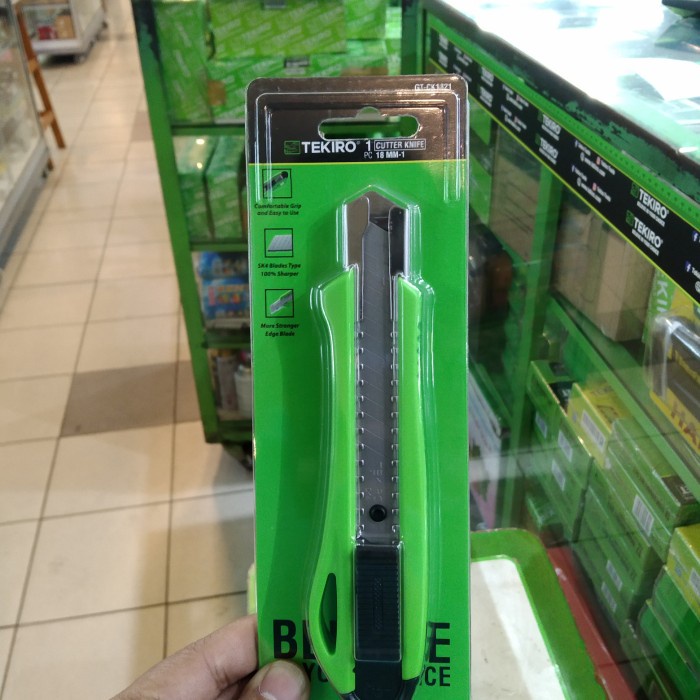 

Star Pisau Cutter Besar Tekiro 1Imm / Cutter Merk Tekiro 18Mm-1 Gt-Ck1821 Sale!!!