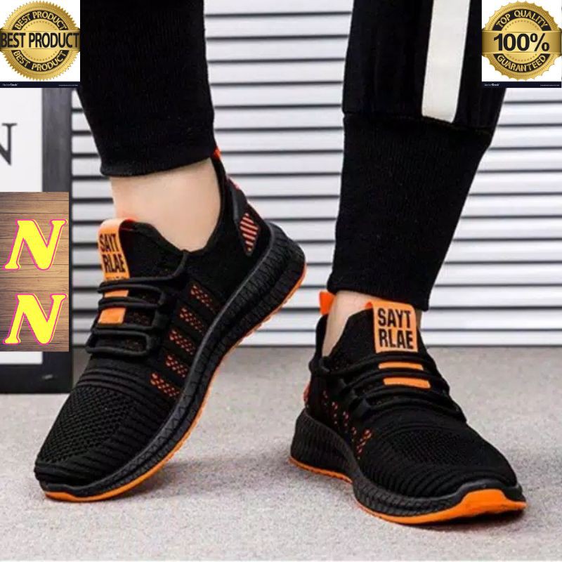 {COD} Sepatu Sneakers Pria Wanita - Sepatu Cowo Cewe Olahraga - Sepatu Import Kasual Running Murah