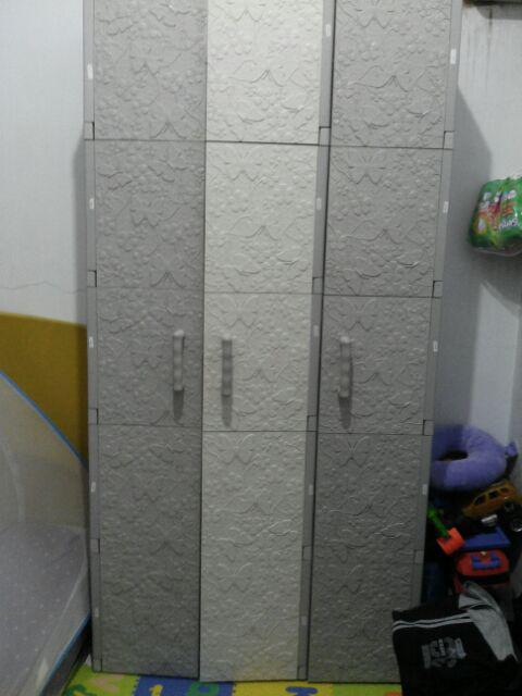 Lemari Plastik Akako Vertical 5 Susun Full Rak / Gantung (harga Promo)