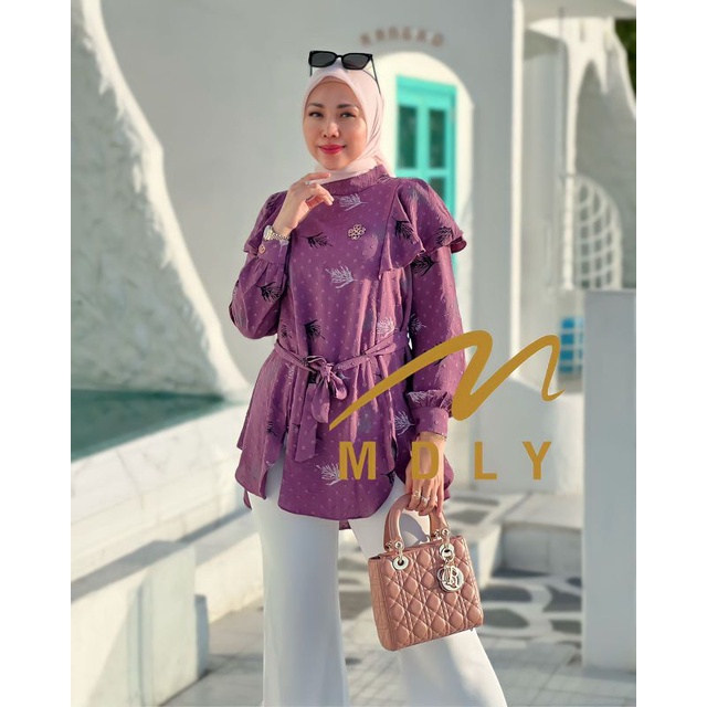 Atasan Kemeja Wanita Terbaru Livia  Blouse by Mdly