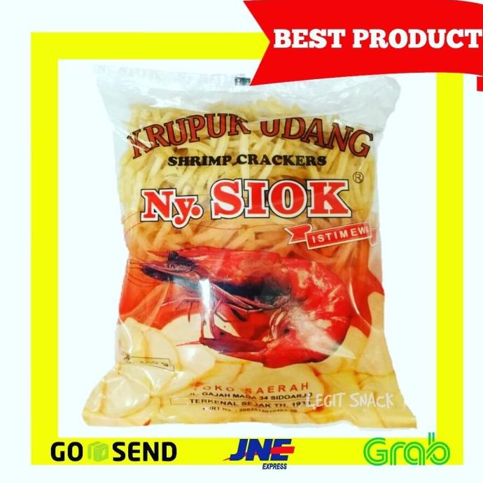 

Diskon KERUPUK UDANG NY.SIOK STIK / KRUPUK NY SIOK STICK MURAH GOJEK JAKARTA Diskon