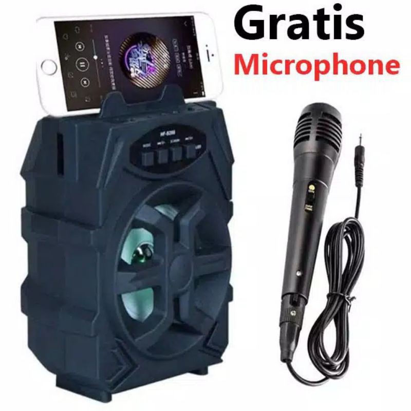 SPEAKER HF S288 HF S339  WITH MIC KARAOKE / SPEAKER BLUETOOTH KARAOKE / PORTABLE SPEAKER HIGH