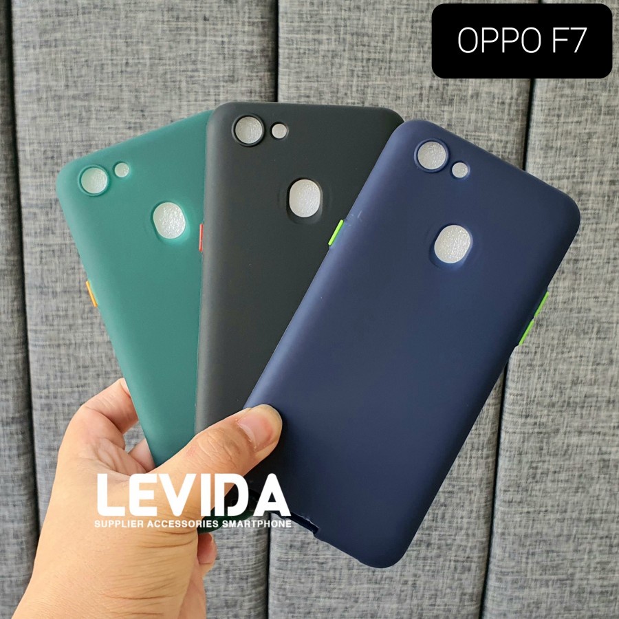 CASE BABY SKIN MACARON + PROTECT CAMERA OPPO F7 OPPO F7 PRO SOFTCASE - FA