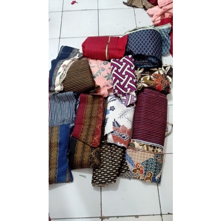 KAIN PERCA BATIK KILOAN / PERCA BATIK MURAH / PERCA KATUN