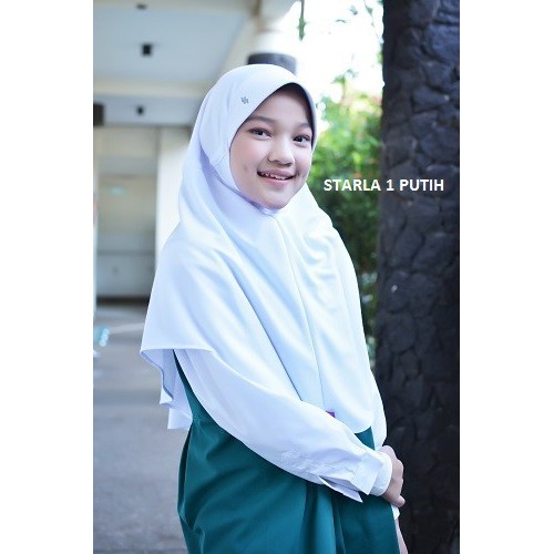 NIBRAS HIJAB STARLA 1 UKURAN S JILBAB ANAK PEREMPUAN SEKOLAH PONDOK SYARI SIMPLE CANTIK MURAH