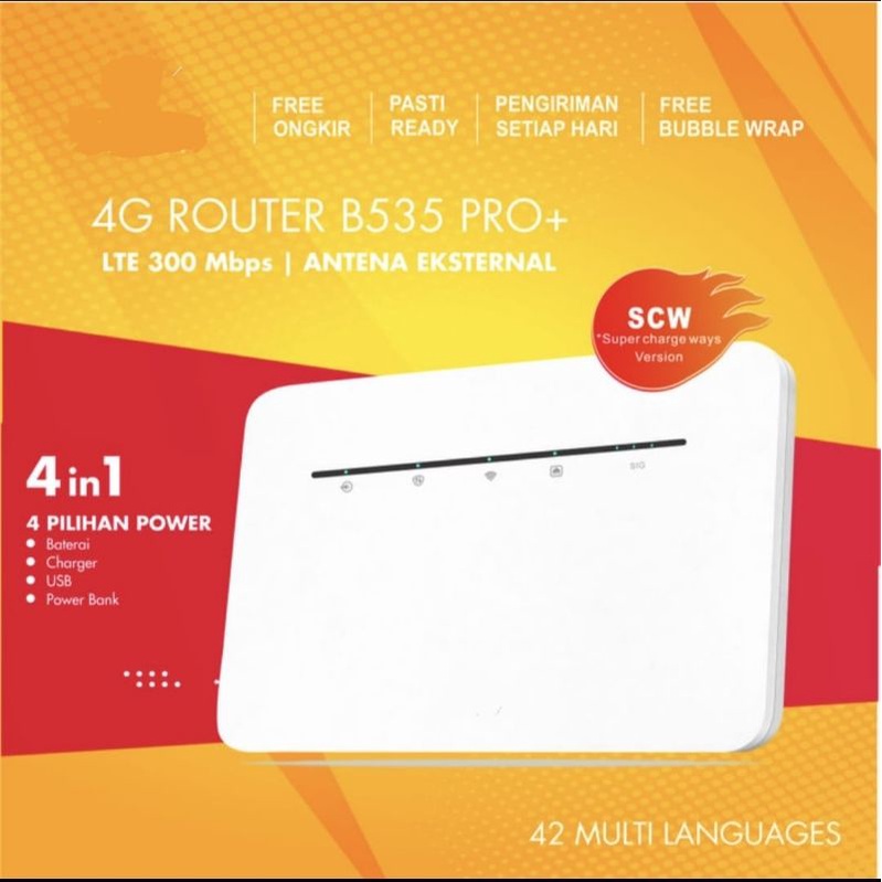 Airtel Modem Router wifi mifi 4G Lte B535 pro Unlock not huawei