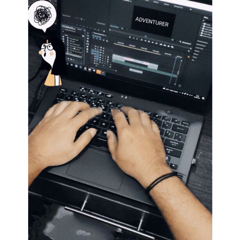 GELANG HITAM POLOS - GELANG TALI HITAM - GELANG PRIA WANITA COWO CEWE